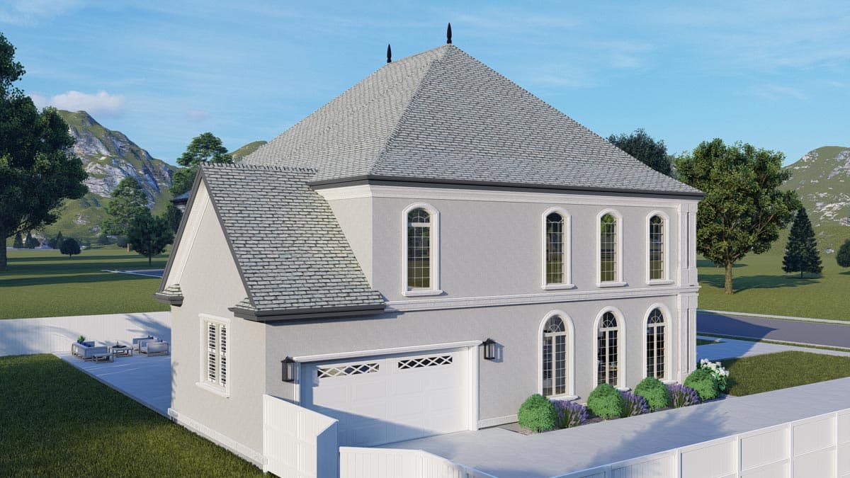 Plan 61381UT: Exclusive Georgian Home Plan with Home Office and Two Master Suites - Image #83 - Georgian, Traditional