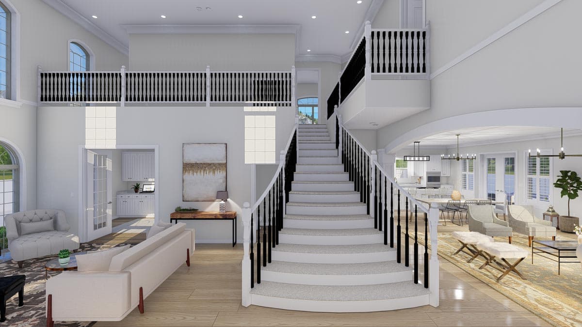 Plan 61381UT: Exclusive Georgian Home Plan with Home Office and Two Master Suites - Image #85 - Georgian, Traditional