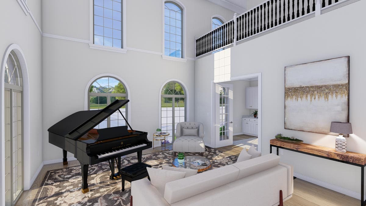 Plan 61381UT: Exclusive Georgian Home Plan with Home Office and Two Master Suites - Image #87 - Georgian, Traditional