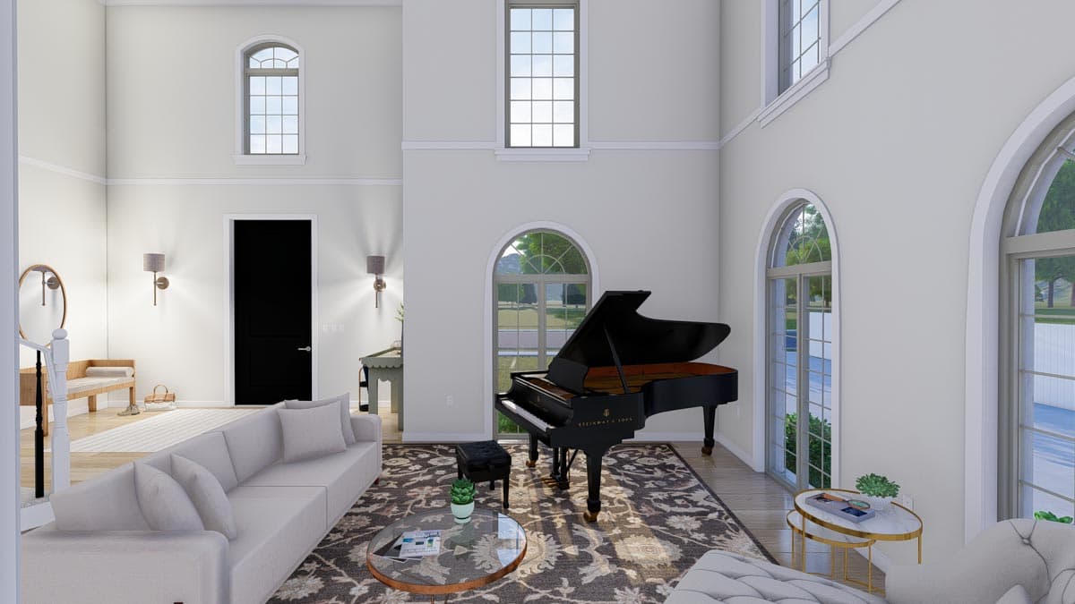 Plan 61381UT: Exclusive Georgian Home Plan with Home Office and Two Master Suites - Image #88 - Georgian, Traditional