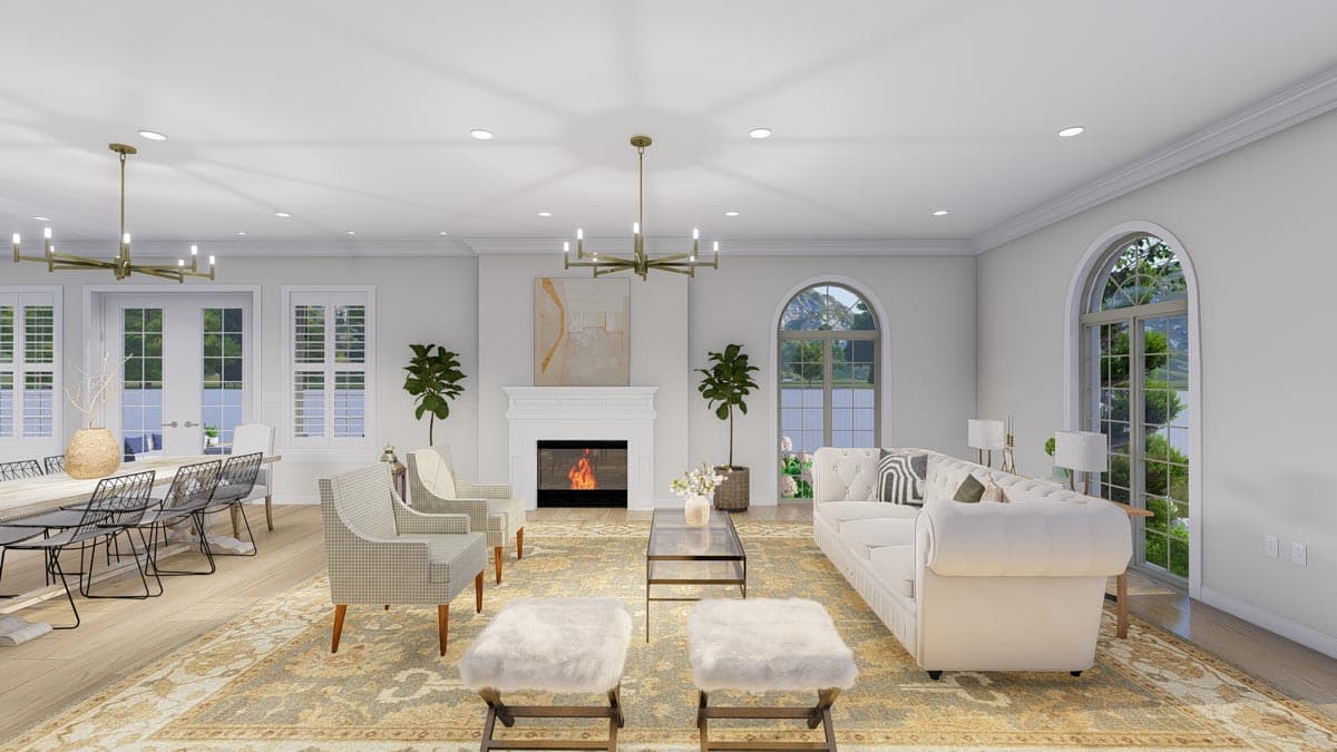 Plan 61381UT: Exclusive Georgian Home Plan with Home Office and Two Master Suites - Image #91 - Georgian, Traditional