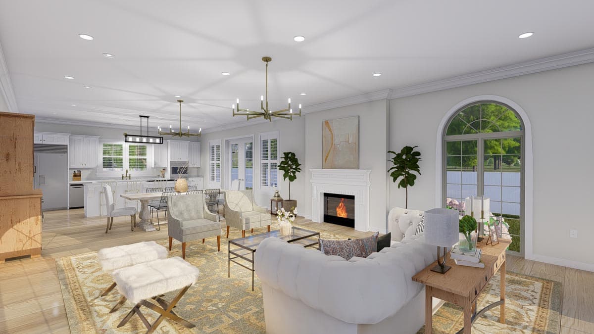 Plan 61381UT: Exclusive Georgian Home Plan with Home Office and Two Master Suites - Image #92 - Georgian, Traditional