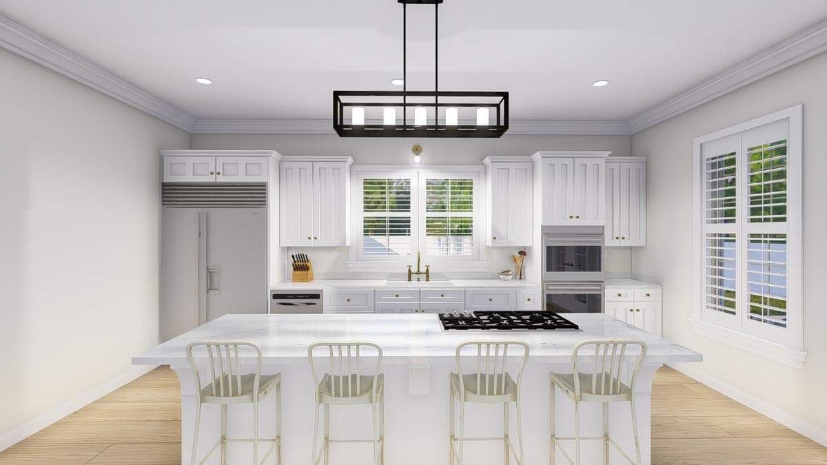 Plan 61381UT: Exclusive Georgian Home Plan with Home Office and Two Master Suites - Image #95 - Georgian, Traditional