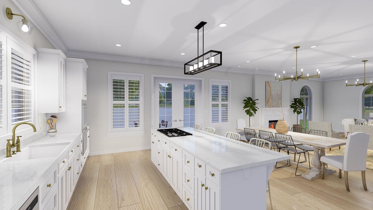 Plan 61381UT: Exclusive Georgian Home Plan with Home Office and Two Master Suites - Image #96 - Georgian, Traditional