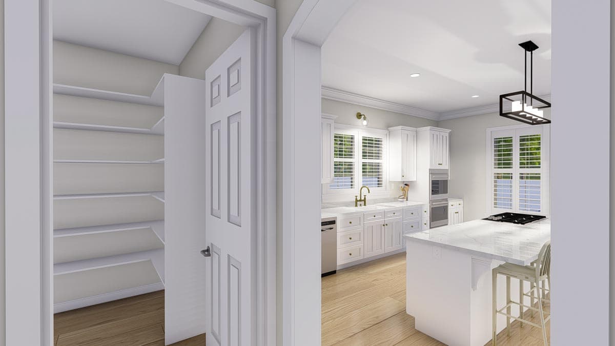 Plan 61381UT: Exclusive Georgian Home Plan with Home Office and Two Master Suites - Image #98 - Georgian, Traditional