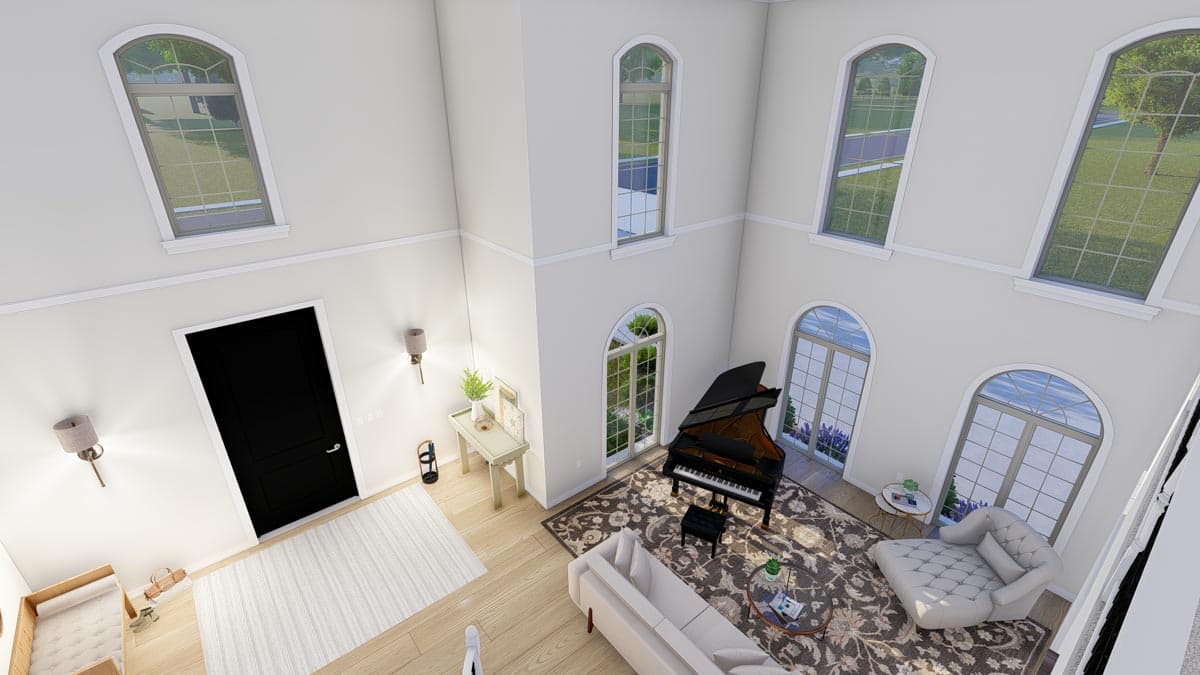Plan 61381UT: Exclusive Georgian Home Plan with Home Office and Two Master Suites - Image #99 - Georgian, Traditional