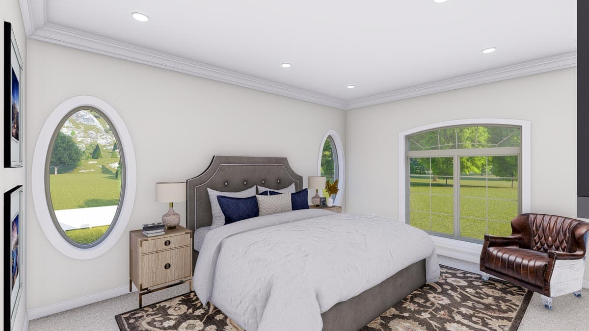 Plan 61381UT: Exclusive Georgian Home Plan with Home Office and Two Master Suites - Image #100 - Georgian, Traditional