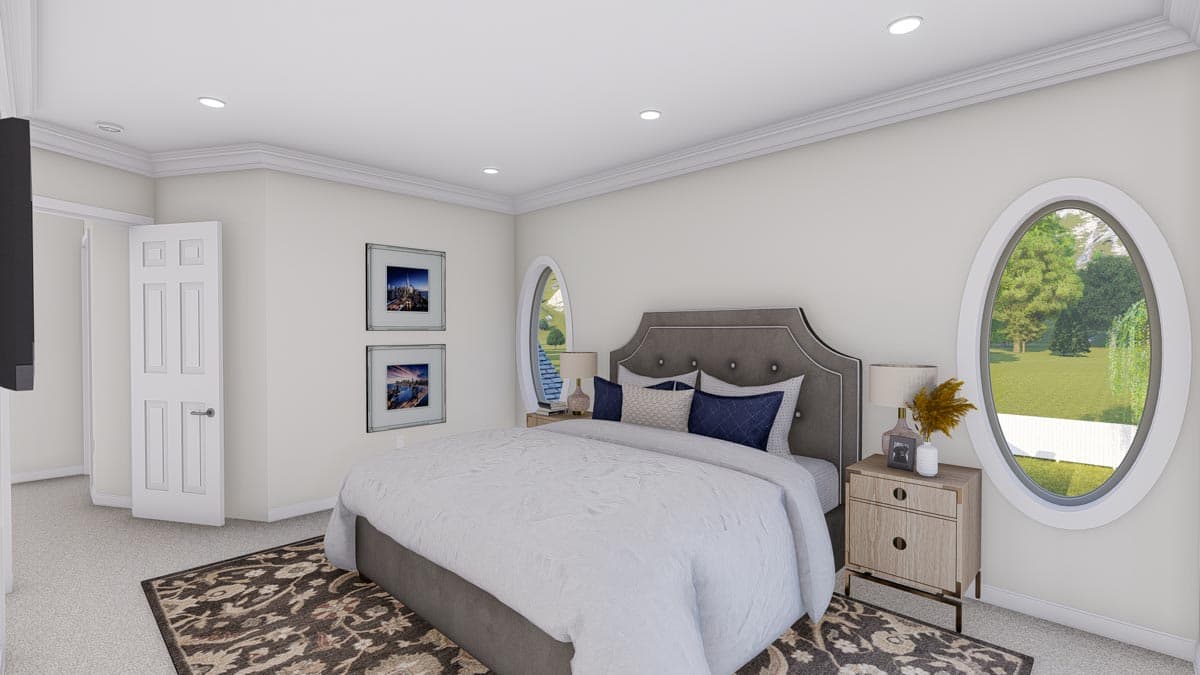 Plan 61381UT: Exclusive Georgian Home Plan with Home Office and Two Master Suites - Image #101 - Georgian, Traditional