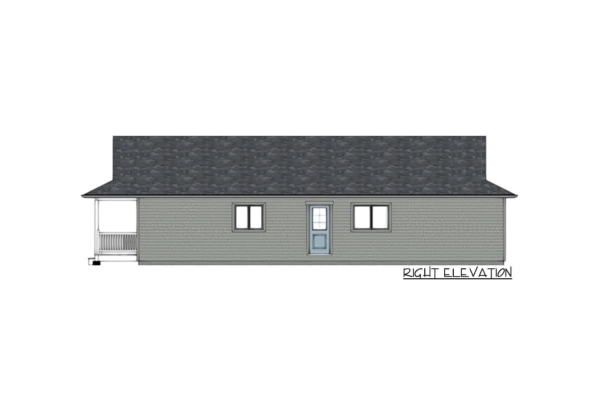 Plan 67812MG: 3-Bed Cottage with Wraparound Veranda - Image #4 - Cottage, Country, Southern, Traditional