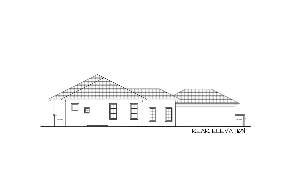 Plan 65648BS: Contemporary Florida Home Plan with Large Outdoor Living Area - Image #5 - Contemporary, European, Florida-Style, Southern, Transitional