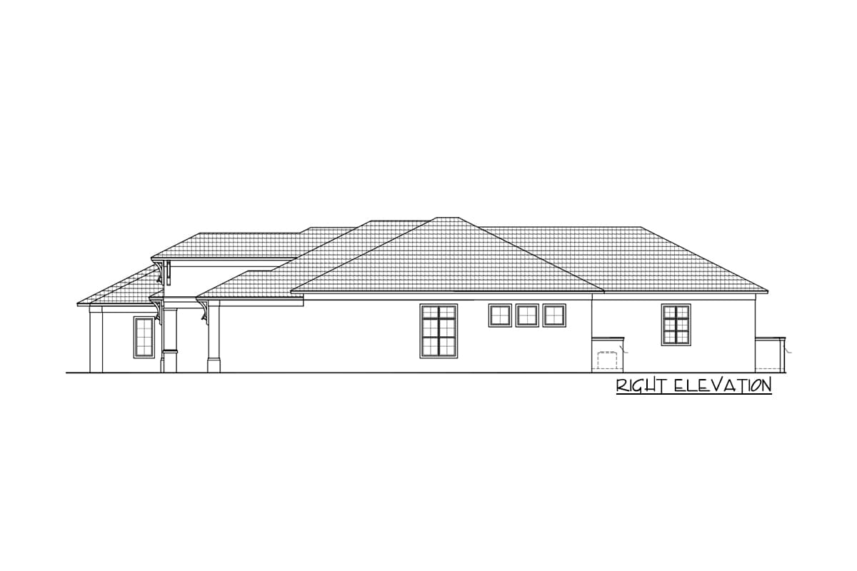 Plan 65648BS: Contemporary Florida Home Plan with Large Outdoor Living Area - Image #6 - Contemporary, European, Florida-Style, Southern, Transitional