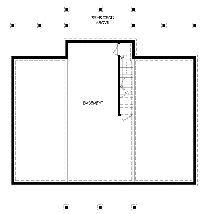 Plan 68758VR: 2-Bed House Plan with Vaulted Interior and 4-Season Room - 1541 Sq Ft - Floor Plan - Basement - Country, Mountain, Ranch