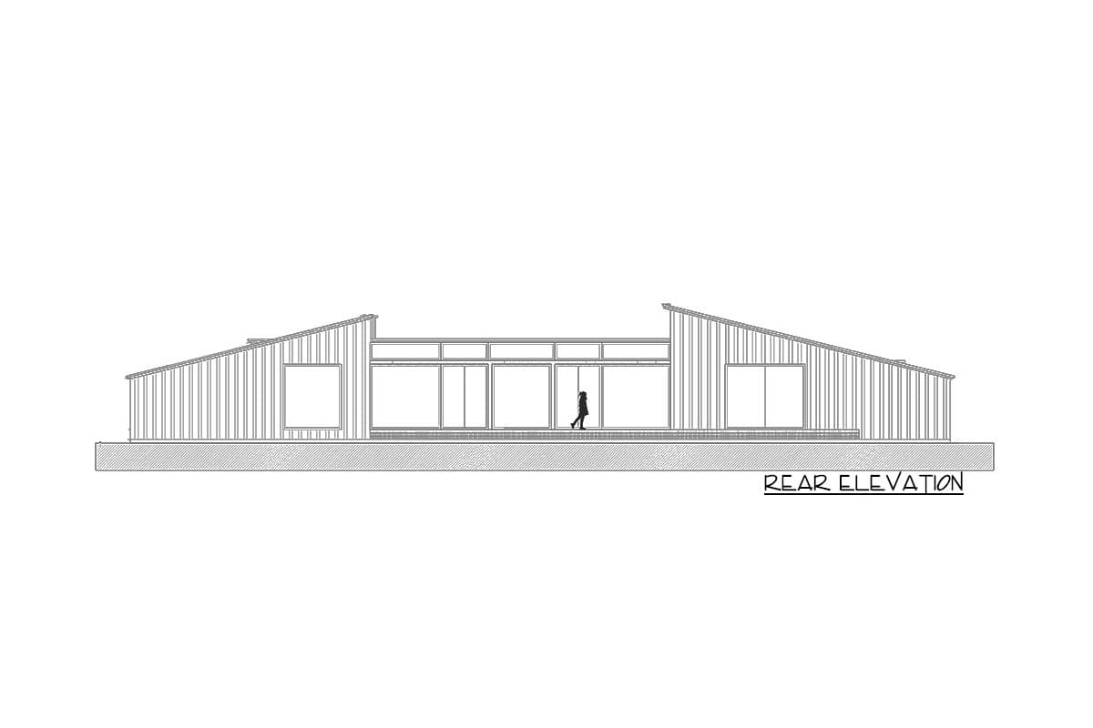 Plan 311021RMZ: Exclusive Contemporary Ranch with Garden and Deluxe Master Suite - Image #4 - Contemporary, Mid Century Modern, Modern, Northwest, Ranch