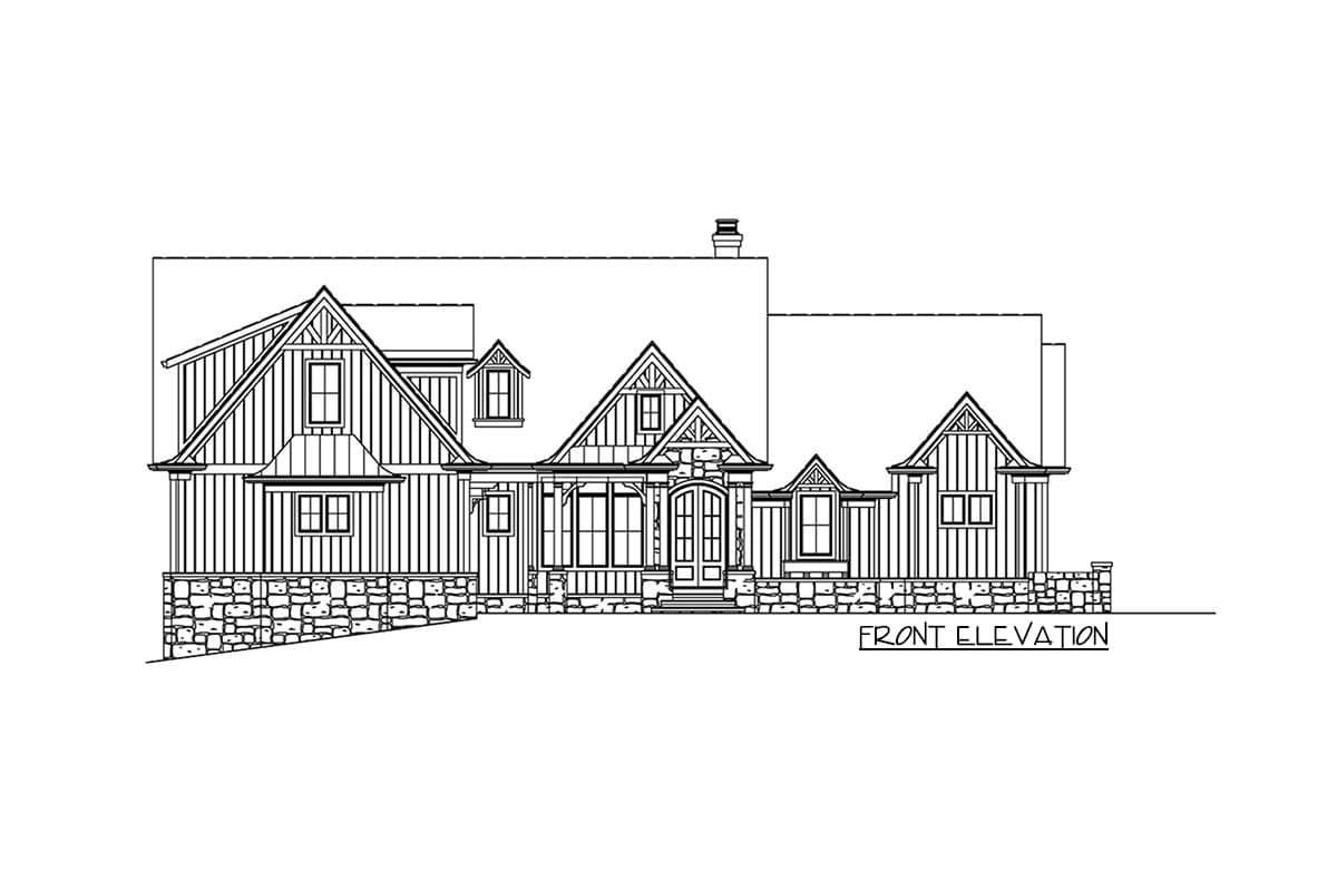 Plan 25707GE: Country Craftsman House Plan with Serene Master Suite and Three Fireplaces - Image #28 - Country, Craftsman, Mountain