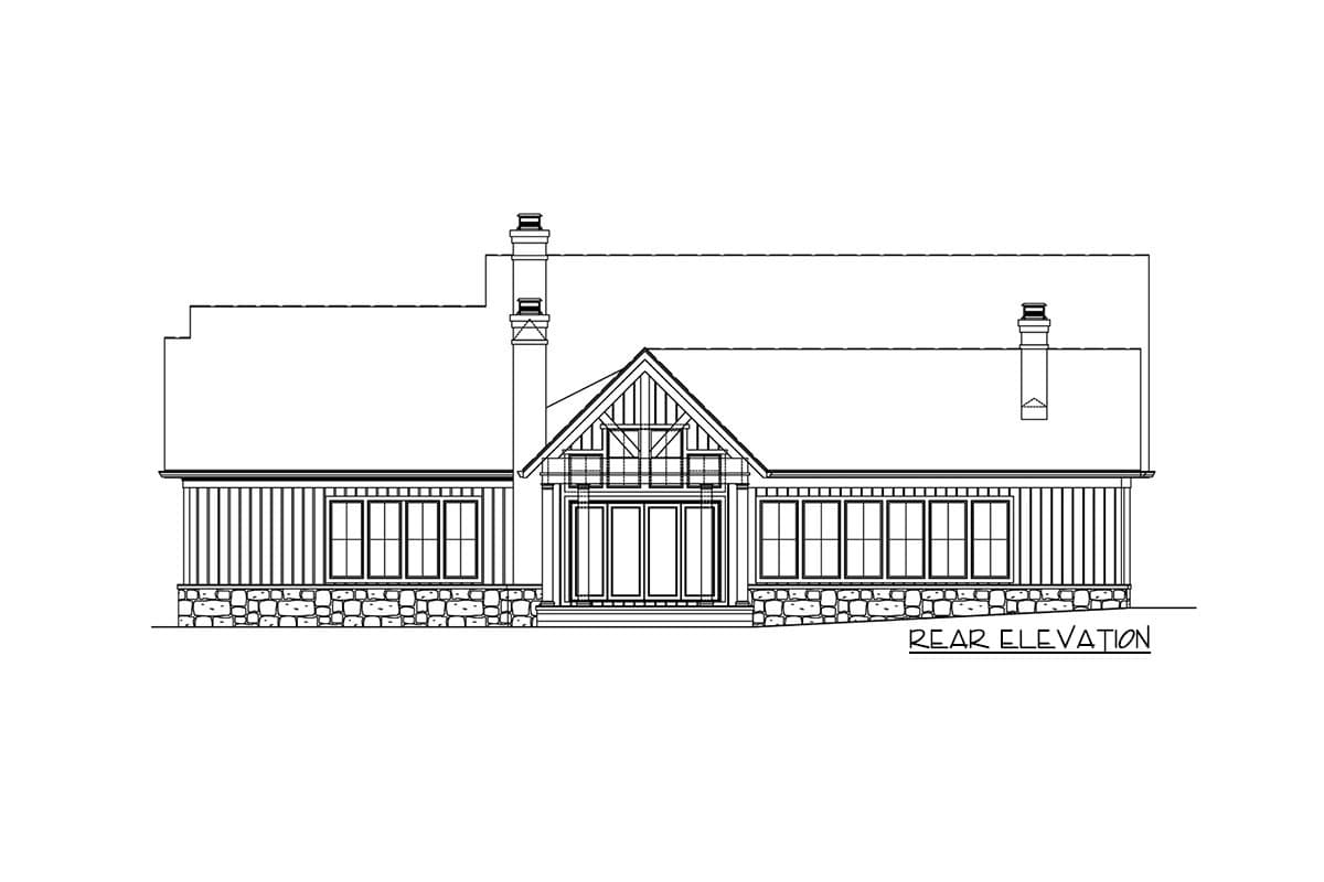 Plan 25707GE: Country Craftsman House Plan with Serene Master Suite and Three Fireplaces - Image #29 - Country, Craftsman, Mountain