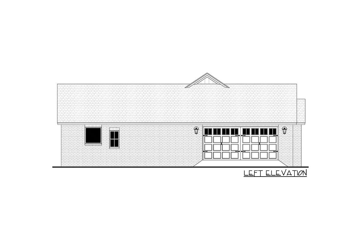 Plan 51861HZ: One-story Contemporary Texas Ranch  Home Plan with 3 Beds - Image #4 - Country, Hill Country, Ranch
