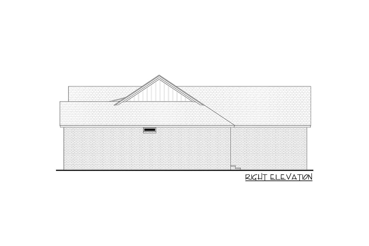 Plan 51861HZ: One-story Contemporary Texas Ranch  Home Plan with 3 Beds - Image #6 - Country, Hill Country, Ranch
