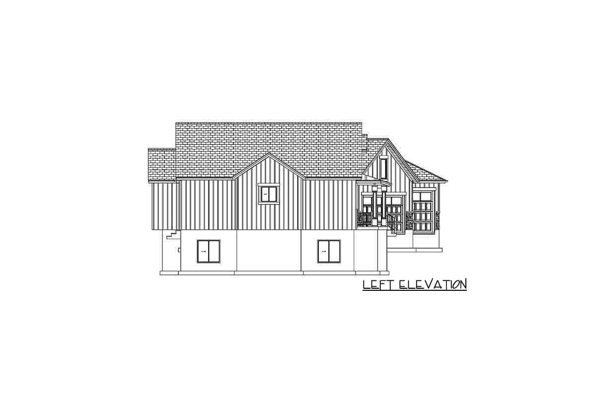 Plan 61382UT: Exclusive Country Ranch Home Plan with Home Office and Angled Garage - Image #29 - Country, Craftsman, Mountain, New American, Ranch