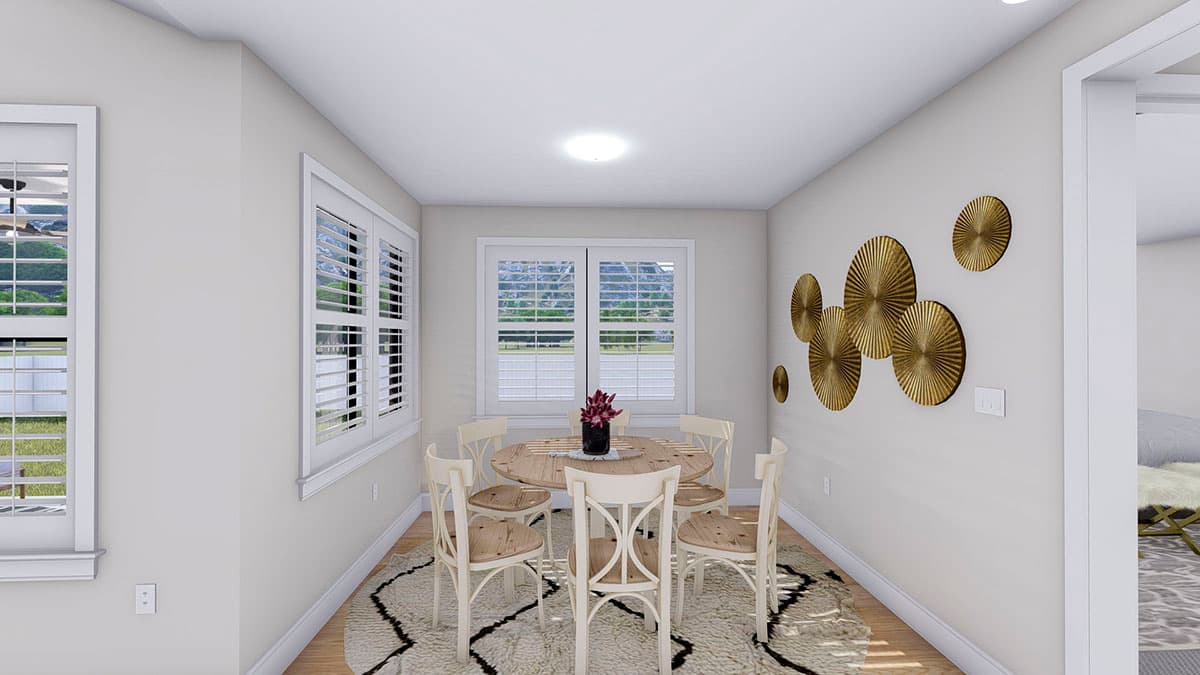 Plan 61382UT: Exclusive Country Ranch Home Plan with Home Office and Angled Garage - Image #20 - Country, Craftsman, Mountain, New American, Ranch