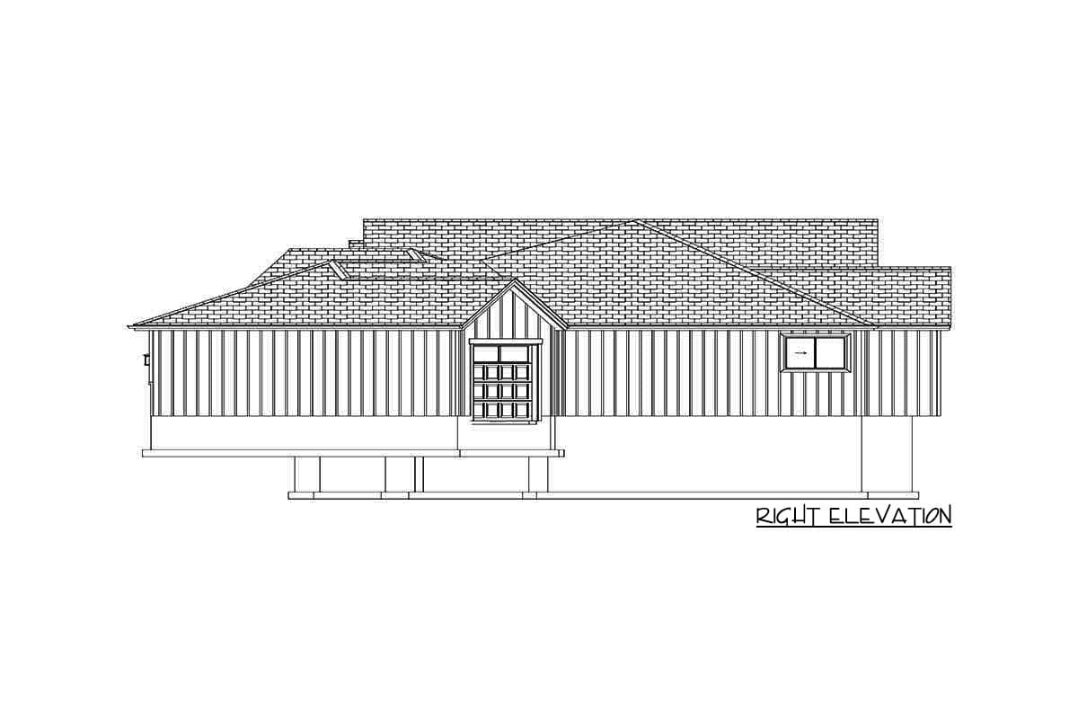 Plan 61382UT: Exclusive Country Ranch Home Plan with Home Office and Angled Garage - Image #31 - Country, Craftsman, Mountain, New American, Ranch