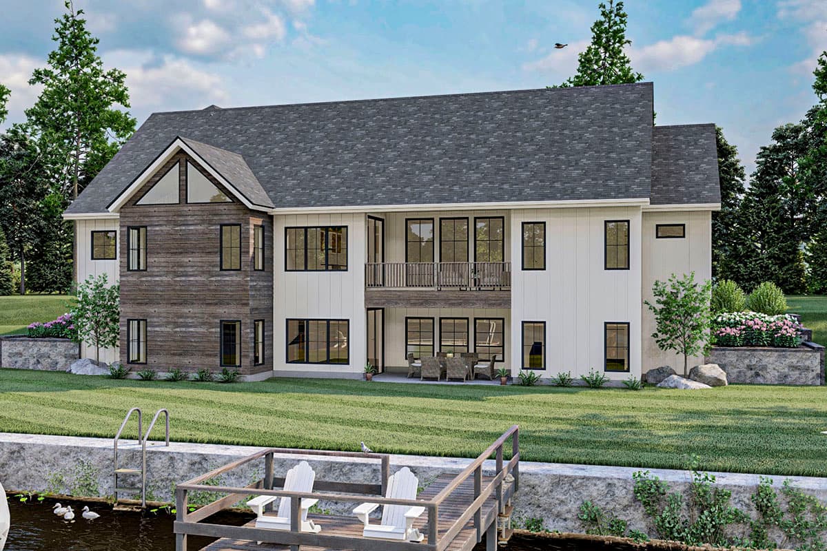 Plan 62368DJ: New American Home Plan with Split Bedroom Layout Plus Bonus and Lower Level Expansion - Image #8 - Craftsman, New American, Ranch