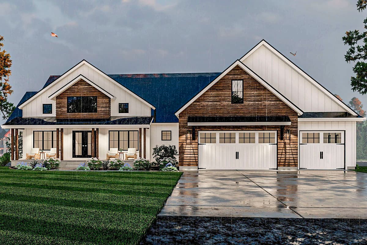 Plan 62368DJ: New American Home Plan with Split Bedroom Layout Plus Bonus and Lower Level Expansion - Image #10 - Craftsman, New American, Ranch