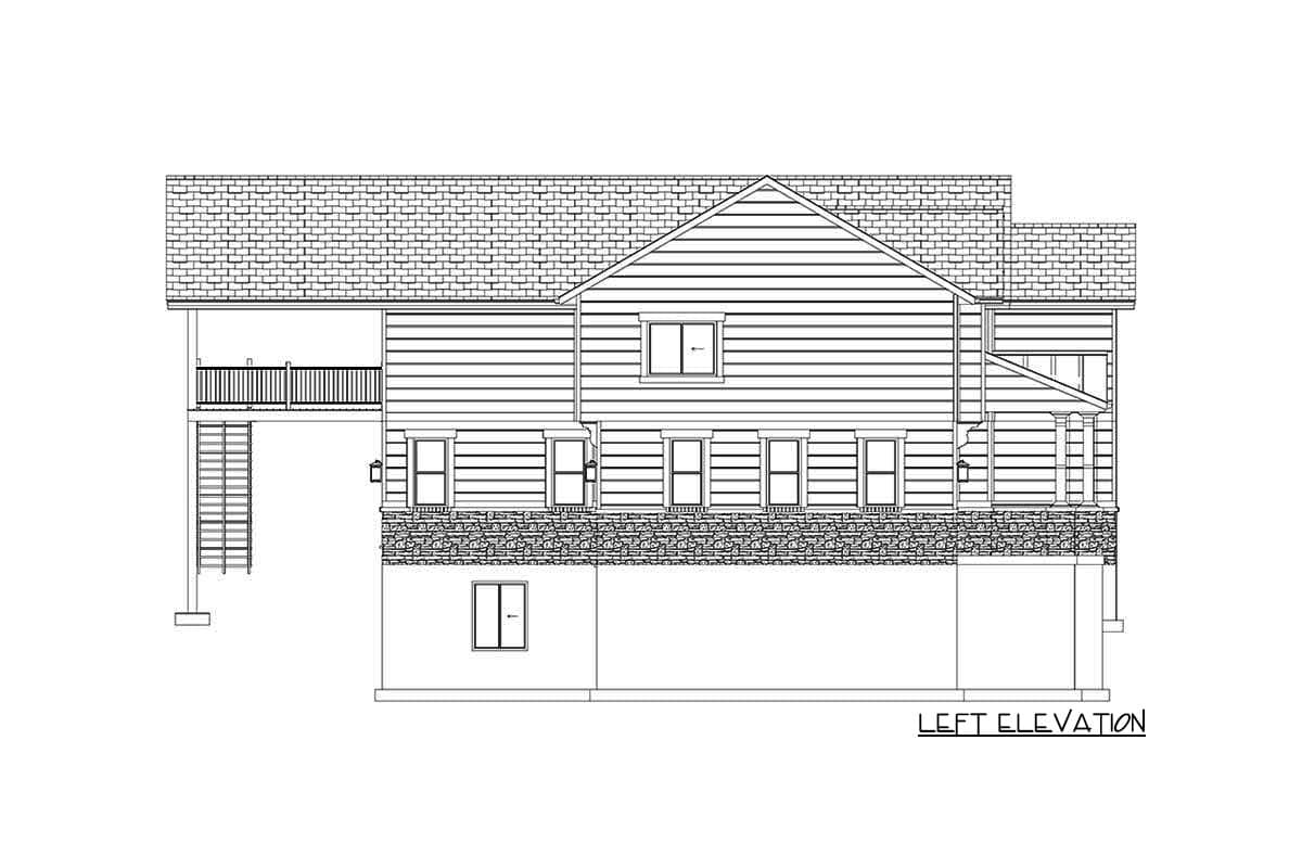 Plan 61383UT: Exclusive Modern Farmhouse Plan with Optional Lower-level Apartment - Image #26 - Farmhouse, Modern Farmhouse, New American, Northwest