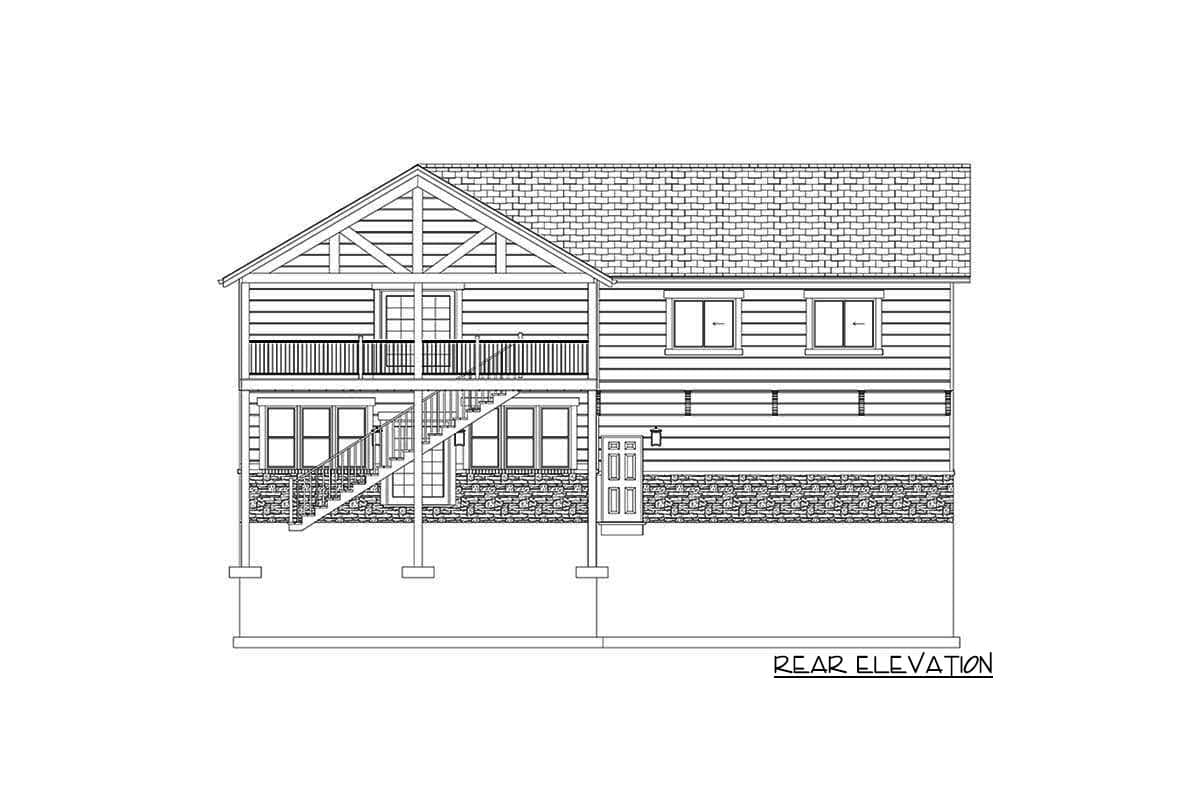 Plan 61383UT: Exclusive Modern Farmhouse Plan with Optional Lower-level Apartment - Image #27 - Farmhouse, Modern Farmhouse, New American, Northwest