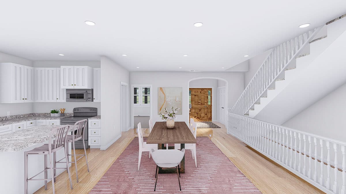 Plan 61383UT: Exclusive Modern Farmhouse Plan with Optional Lower-level Apartment - Image #11 - Farmhouse, Modern Farmhouse, New American, Northwest