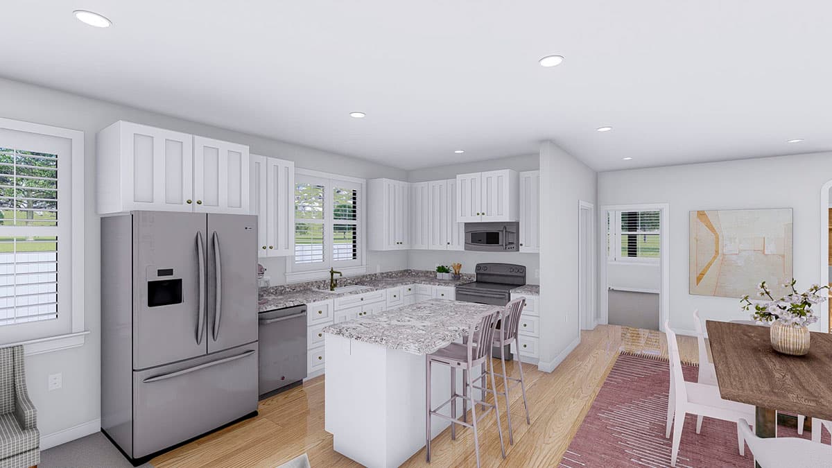 Plan 61383UT: Exclusive Modern Farmhouse Plan with Optional Lower-level Apartment - Image #13 - Farmhouse, Modern Farmhouse, New American, Northwest