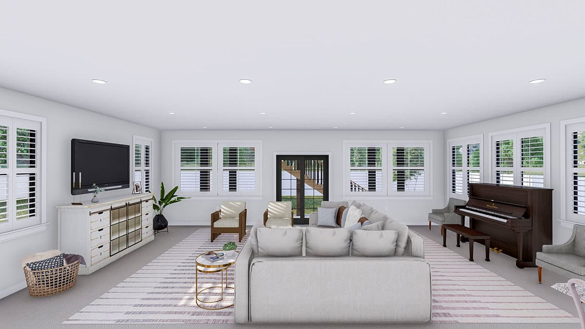 Plan 61383UT: Exclusive Modern Farmhouse Plan with Optional Lower-level Apartment - Image #14 - Farmhouse, Modern Farmhouse, New American, Northwest