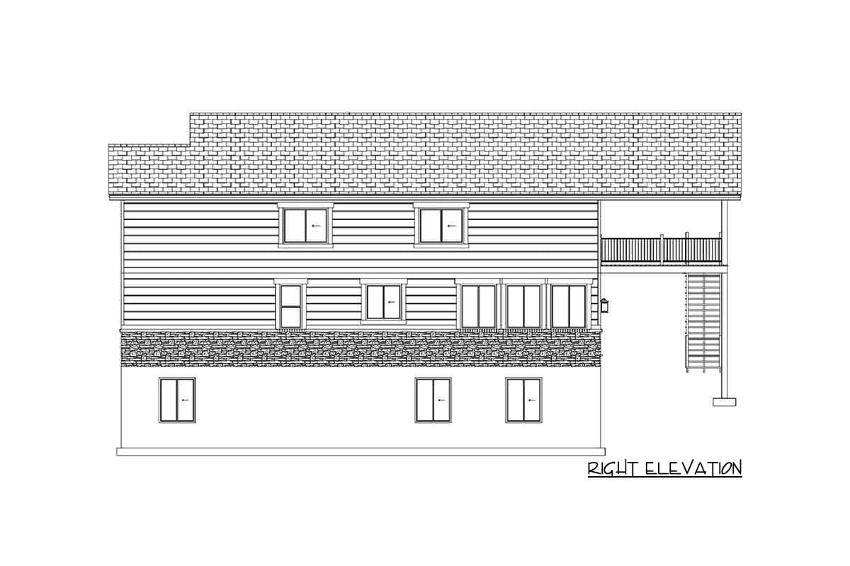 Plan 61383UT: Exclusive Modern Farmhouse Plan with Optional Lower-level Apartment - Image #28 - Farmhouse, Modern Farmhouse, New American, Northwest