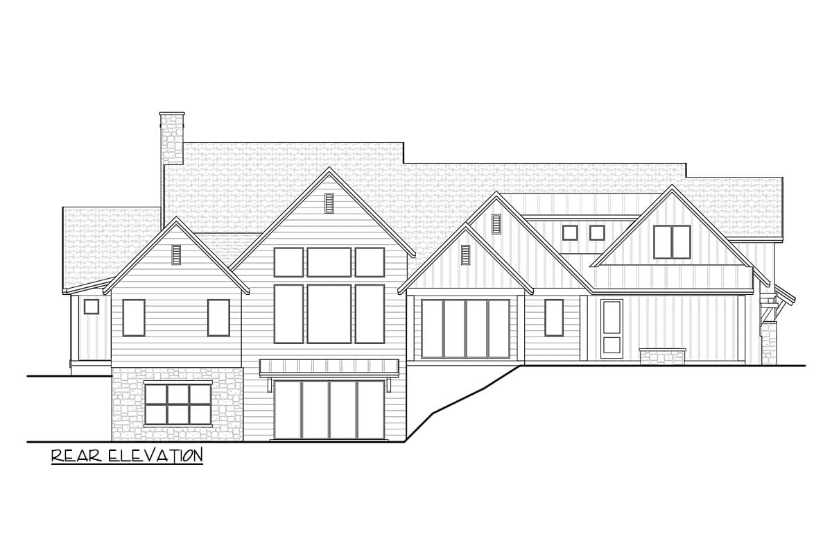 Plan 290160IY: Modern Farmhouse Plan with Optionally Finished Walkout Basement - Image #4 - Country, Farmhouse, Modern Farmhouse