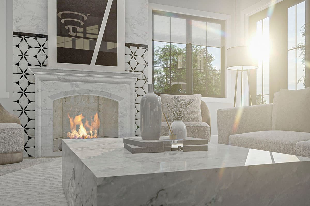 Plan 62369DJ: 4-Bed Transitional House Plan with 2-Story Great Room - Image #7 - Country, European, Transitional, Tudor
