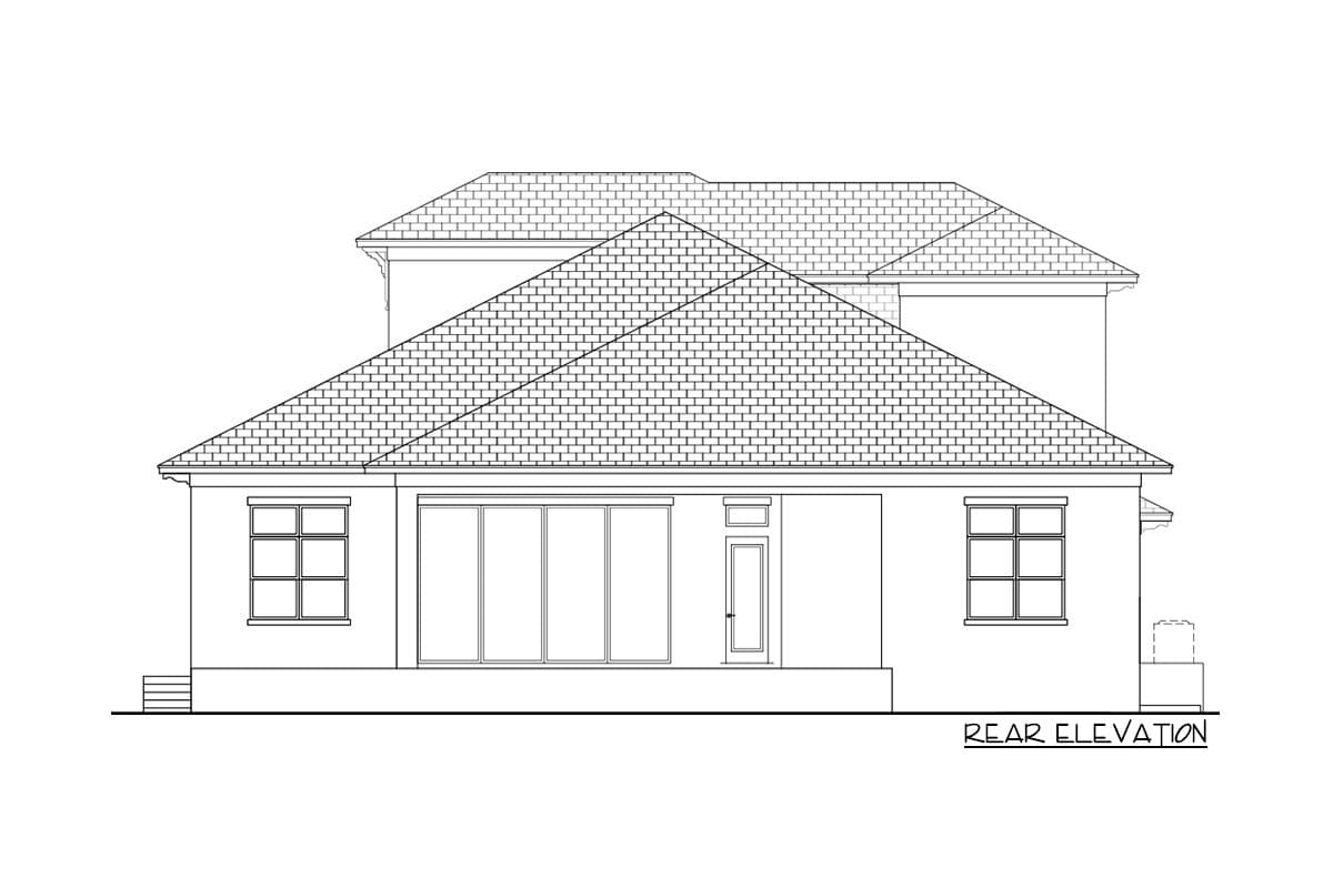 Plan 65658BS: Southern Mediterranean Home Plan with Optional 4th Bedroom - Image #4 - Coastal, European, Florida-Style, Mediterranean, Southern