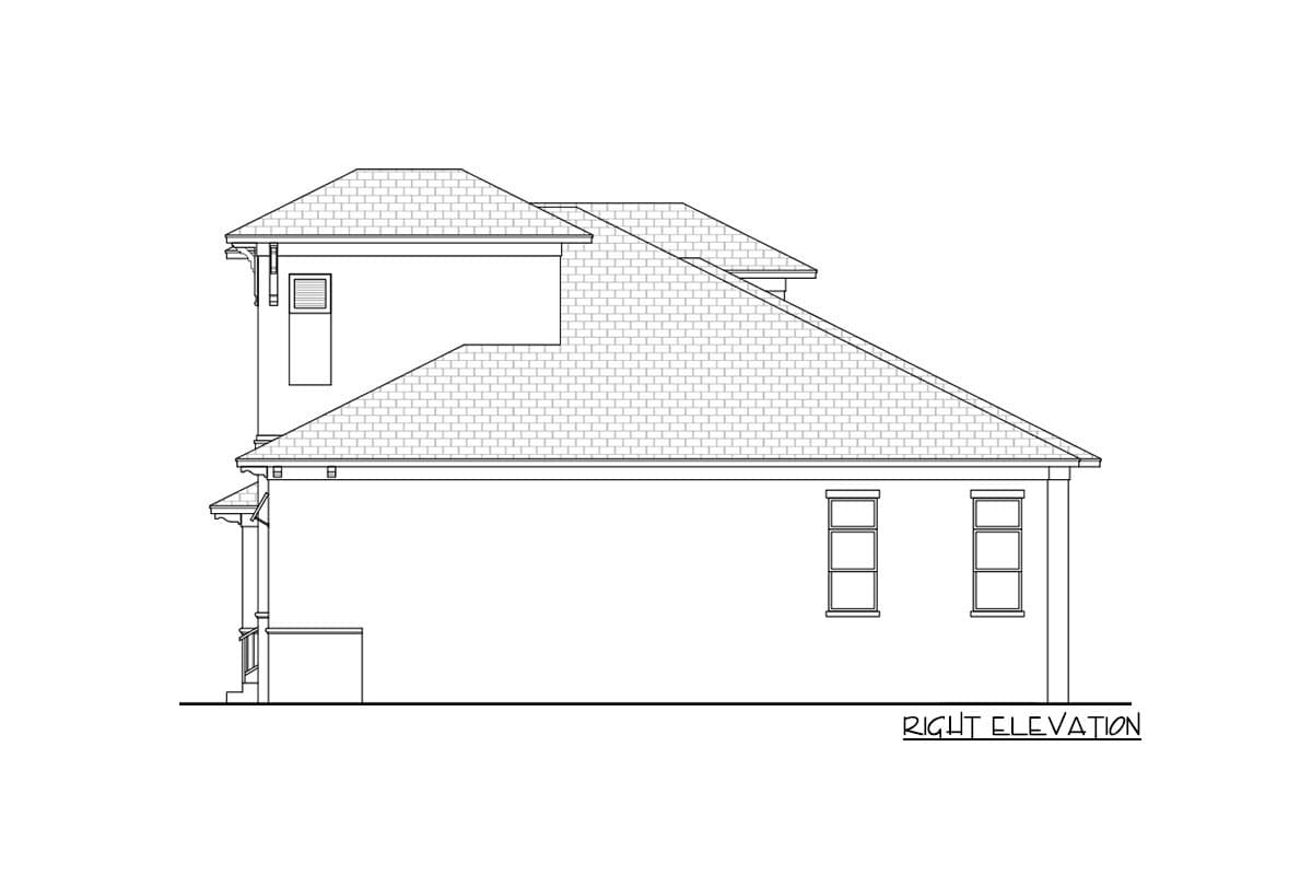 Plan 65658BS: Southern Mediterranean Home Plan with Optional 4th Bedroom - Image #5 - Coastal, European, Florida-Style, Mediterranean, Southern