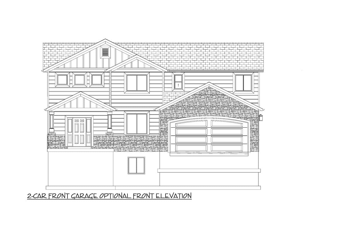 Plan 61384UT: Exclusive Northwest Home Plan with Home Office and Optional Lower Level - Image #34 - Country, Craftsman, Northwest, Traditional