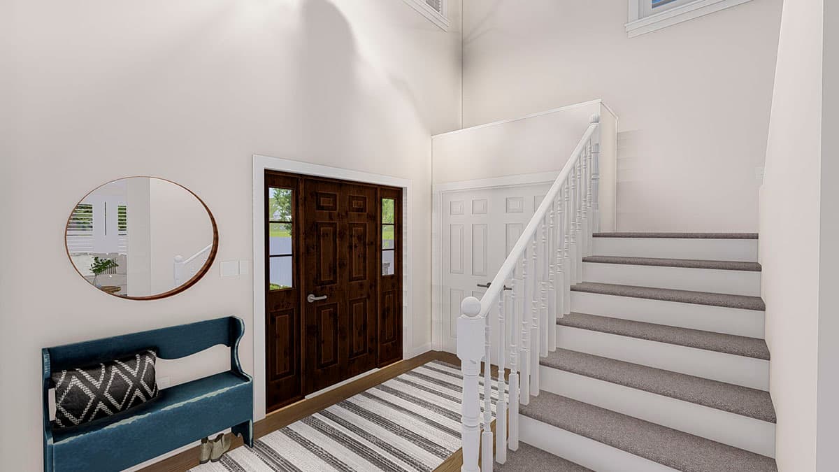 Plan 61384UT: Exclusive Northwest Home Plan with Home Office and Optional Lower Level - Image #9 - Country, Craftsman, Northwest, Traditional
