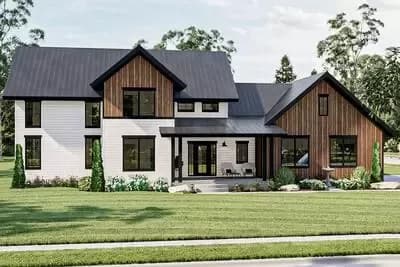 Modern Farmhouse with Main Floor Home Office and Upstairs Loft