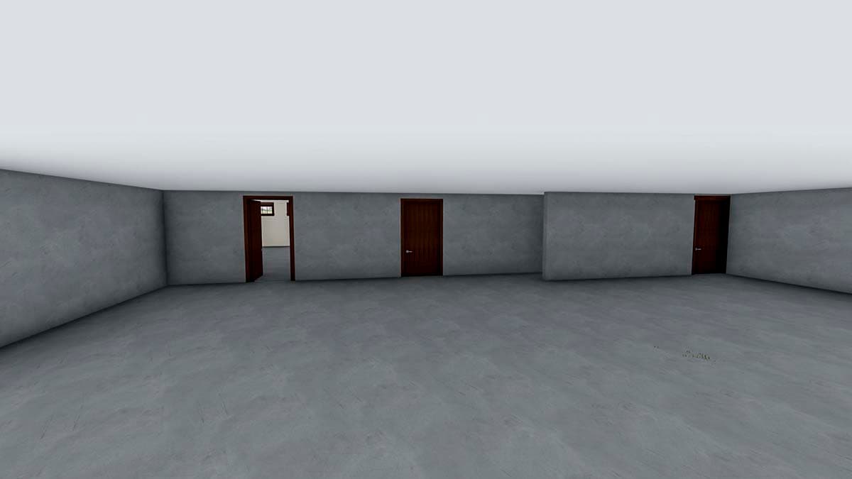 Plan 61204UT: Garage with Three Workshops, Office Space and a Working Kitchen - Image #18 - Barndominium