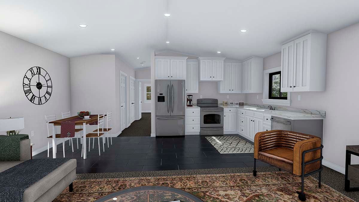 Plan 61205UT: 4-Car Garage with 1-Bed Apartment Above - 1760 Sq Ft Garage and 880 Sq Ft Apartment - Image #9 - Carriage, Country