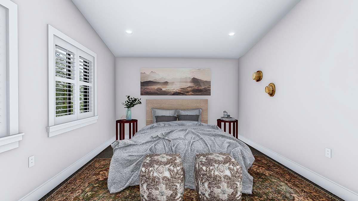 Plan 61205UT: 4-Car Garage with 1-Bed Apartment Above - 1760 Sq Ft Garage and 880 Sq Ft Apartment - Image #12 - Carriage, Country