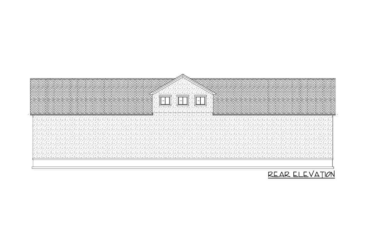 Plan 61208UT: 5-Car Garage with 3-Bed Apartment in a Split Bedroom Layout Above - Image #30 - Carriage, Traditional