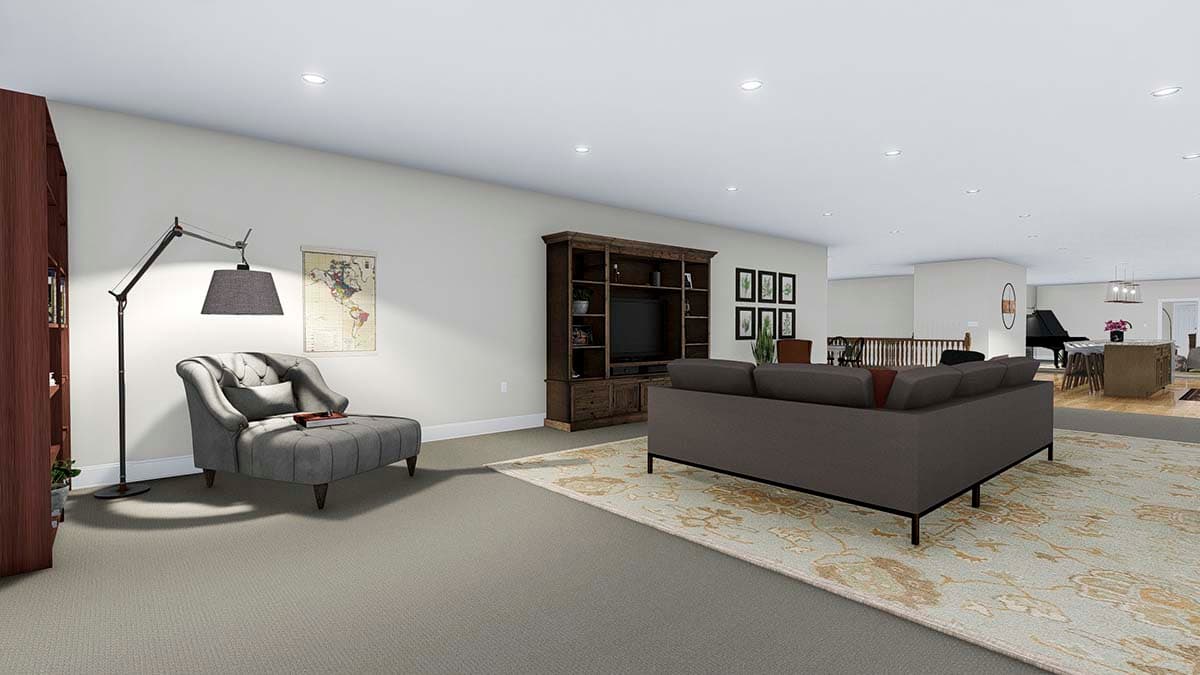 Plan 61208UT: 5-Car Garage with 3-Bed Apartment in a Split Bedroom Layout Above - Image #15 - Carriage, Traditional