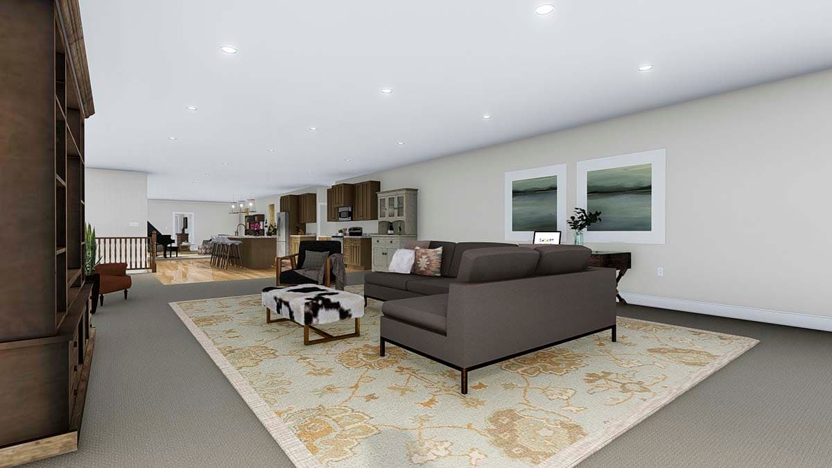 Plan 61208UT: 5-Car Garage with 3-Bed Apartment in a Split Bedroom Layout Above - Image #16 - Carriage, Traditional