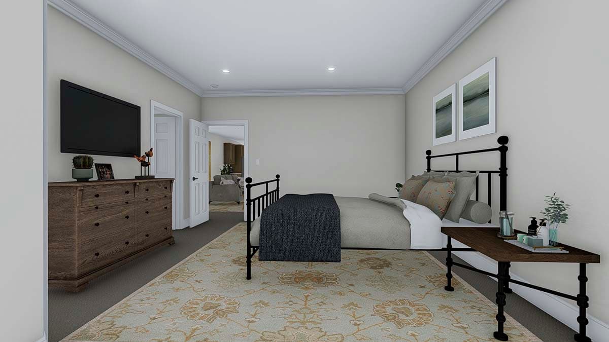 Plan 61208UT: 5-Car Garage with 3-Bed Apartment in a Split Bedroom Layout Above - Image #22 - Carriage, Traditional