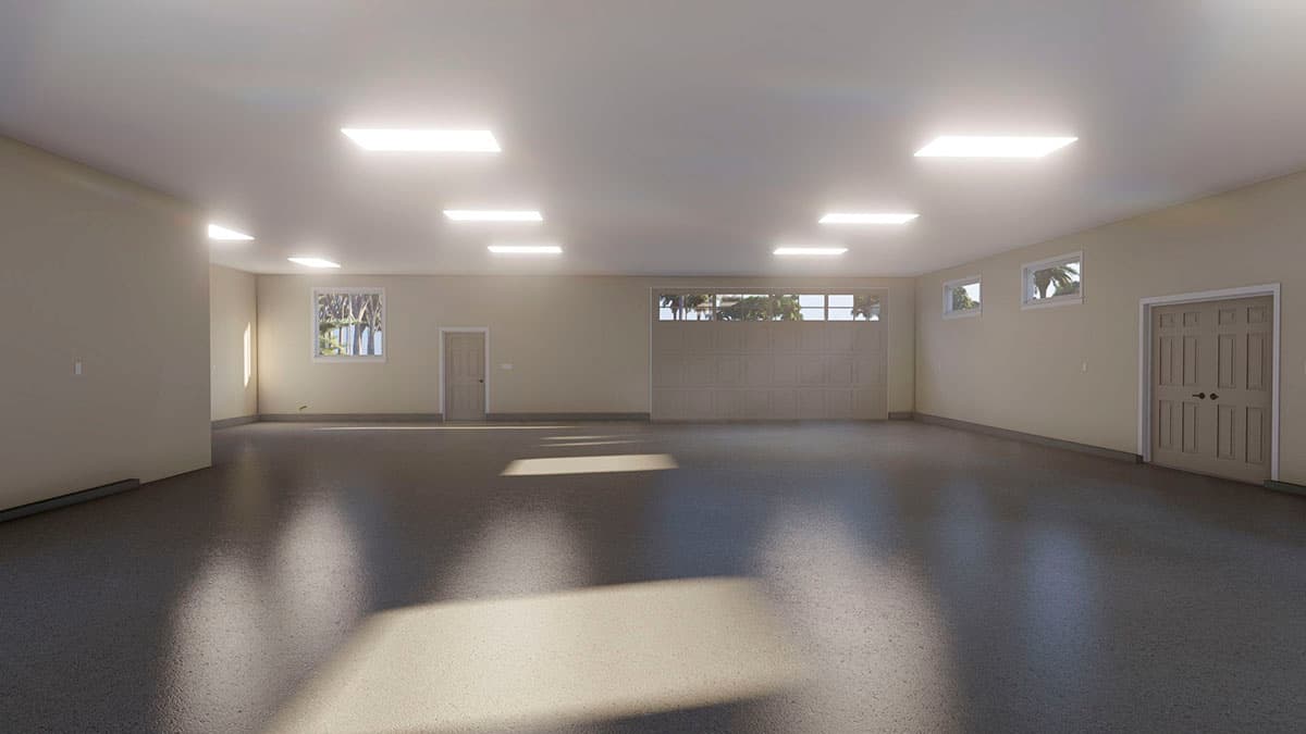 Plan 61212UT: Garage Workshop with a Bathroom for Clean-up - Image #7 - Traditional