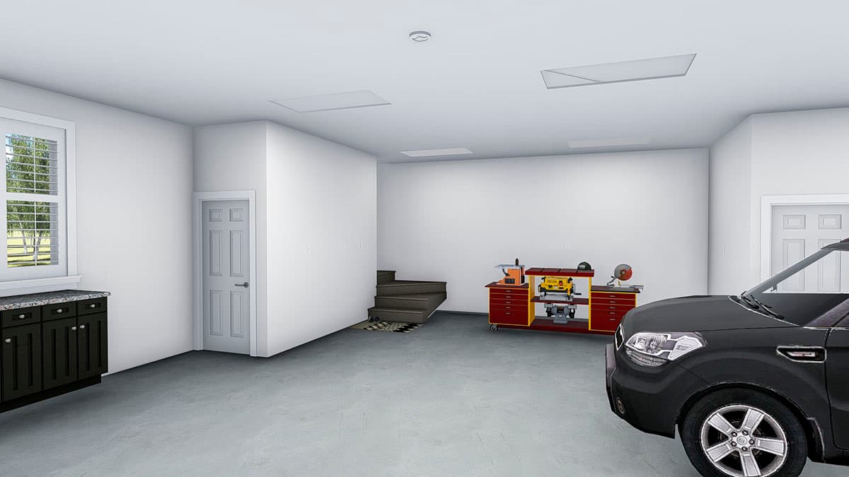 Plan 61213UT: Garage Workshop with Storage on the Main Level and Large Bonus Room Above - Image #11 - Rustic, Traditional