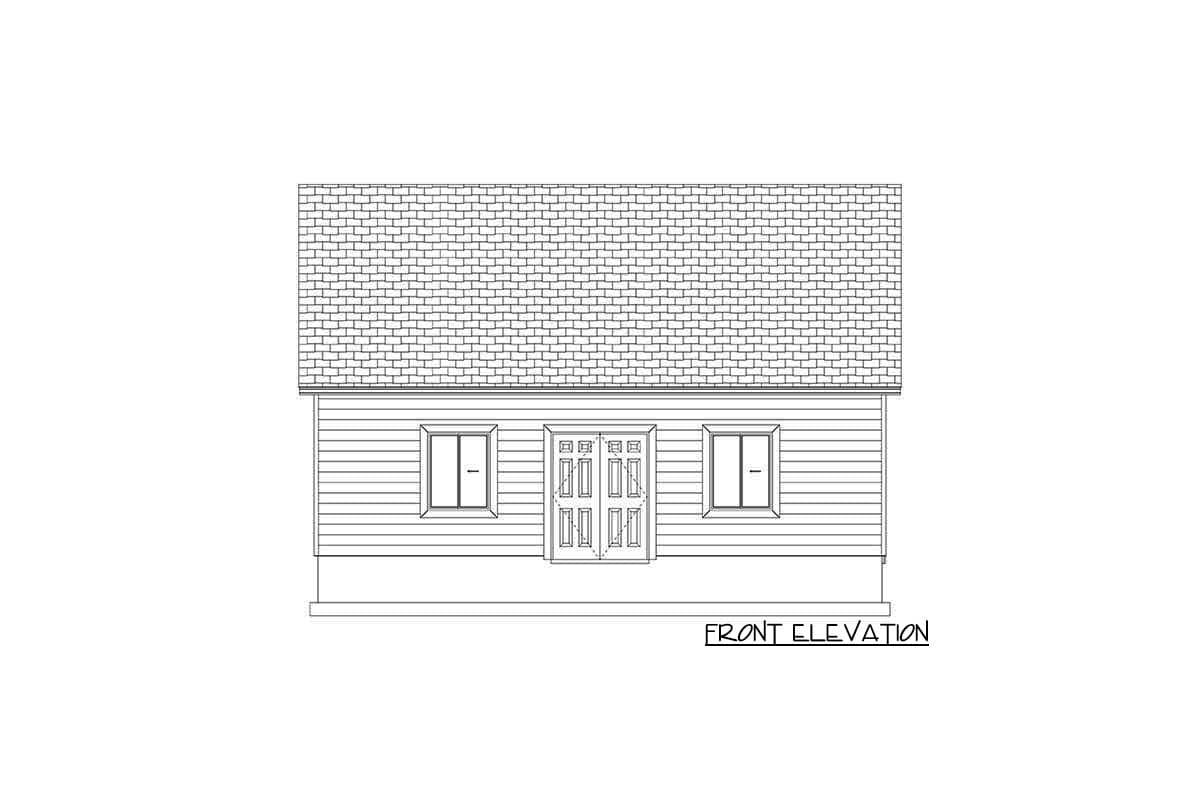 Plan 61213UT: Garage Workshop with Storage on the Main Level and Large Bonus Room Above - Image #13 - Rustic, Traditional