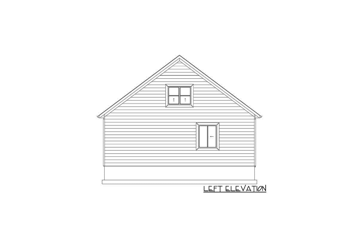 Plan 61213UT: Garage Workshop with Storage on the Main Level and Large Bonus Room Above - Image #14 - Rustic, Traditional